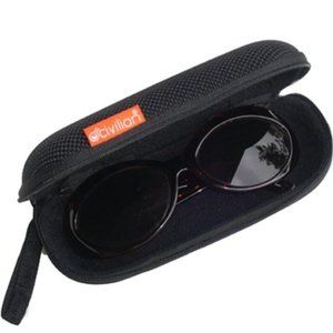 CIVILIAN Sunglasses Hard Case Eyeglasses Sturdy Carrying Case Belt Caliber Clip